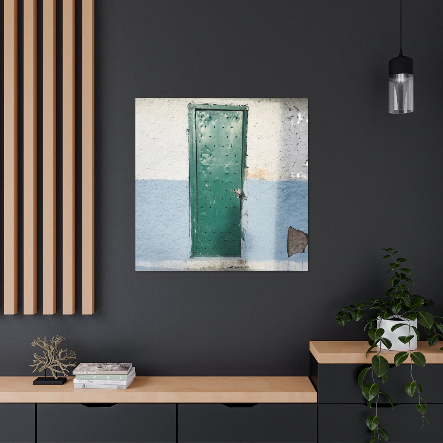 Green Door - Gallery Canvas