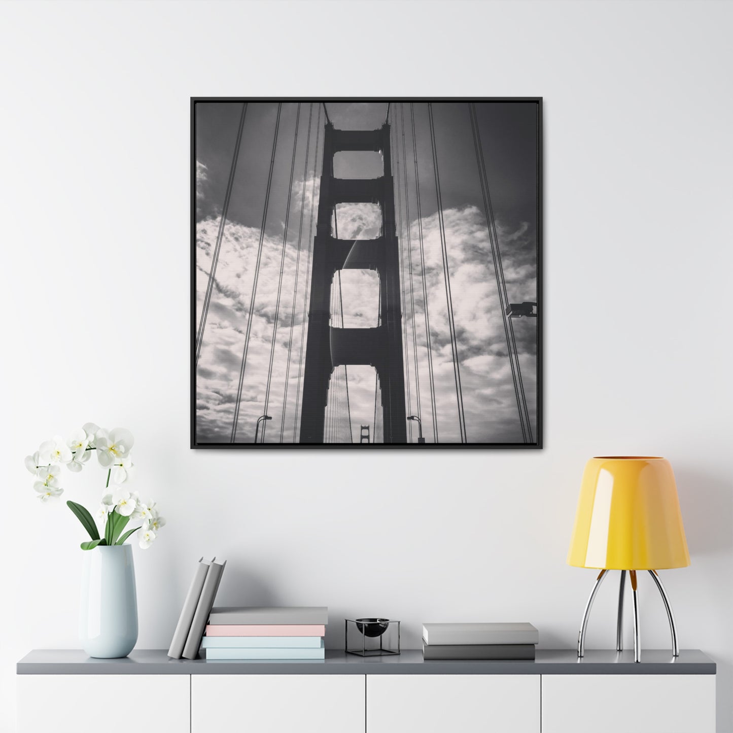 Golden Gate Bridge - Framed Gallery Canvas