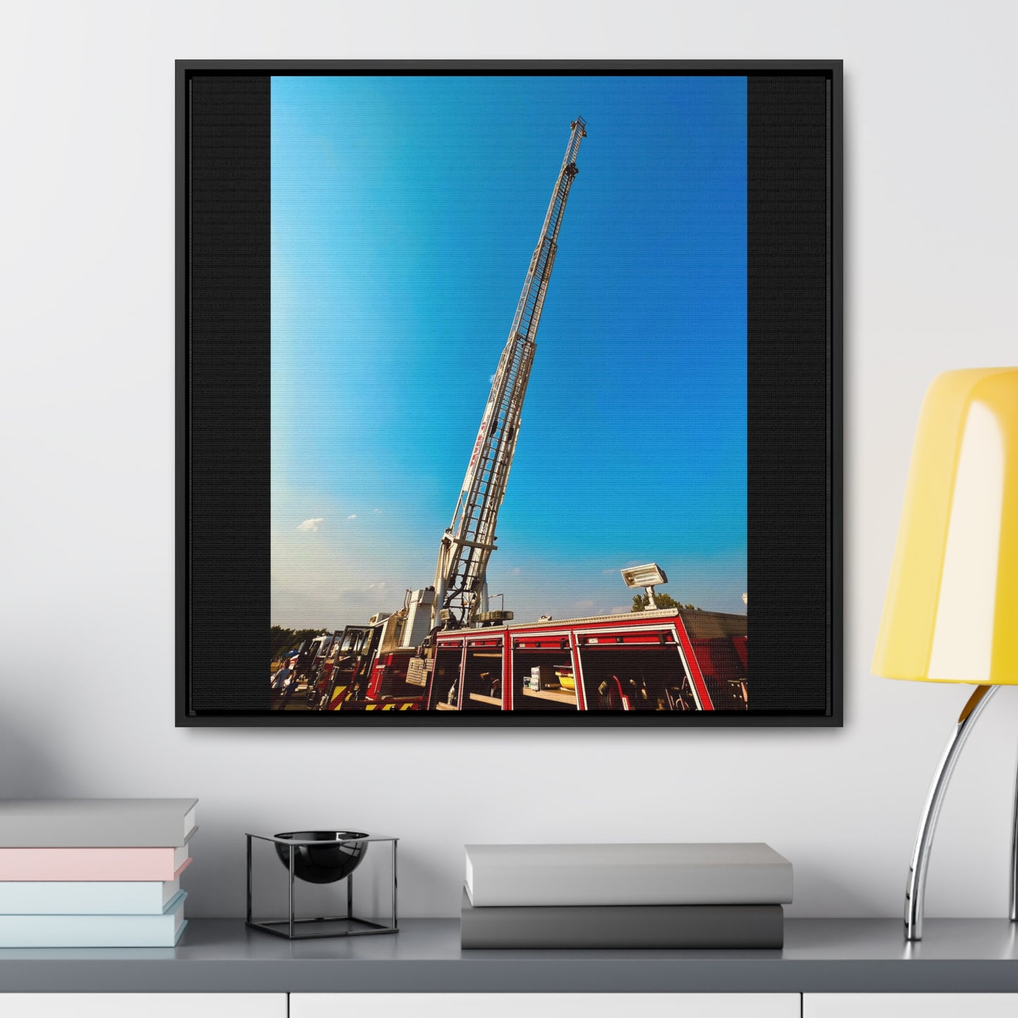 Ladder to the Sky - Framed Gallery Canvas