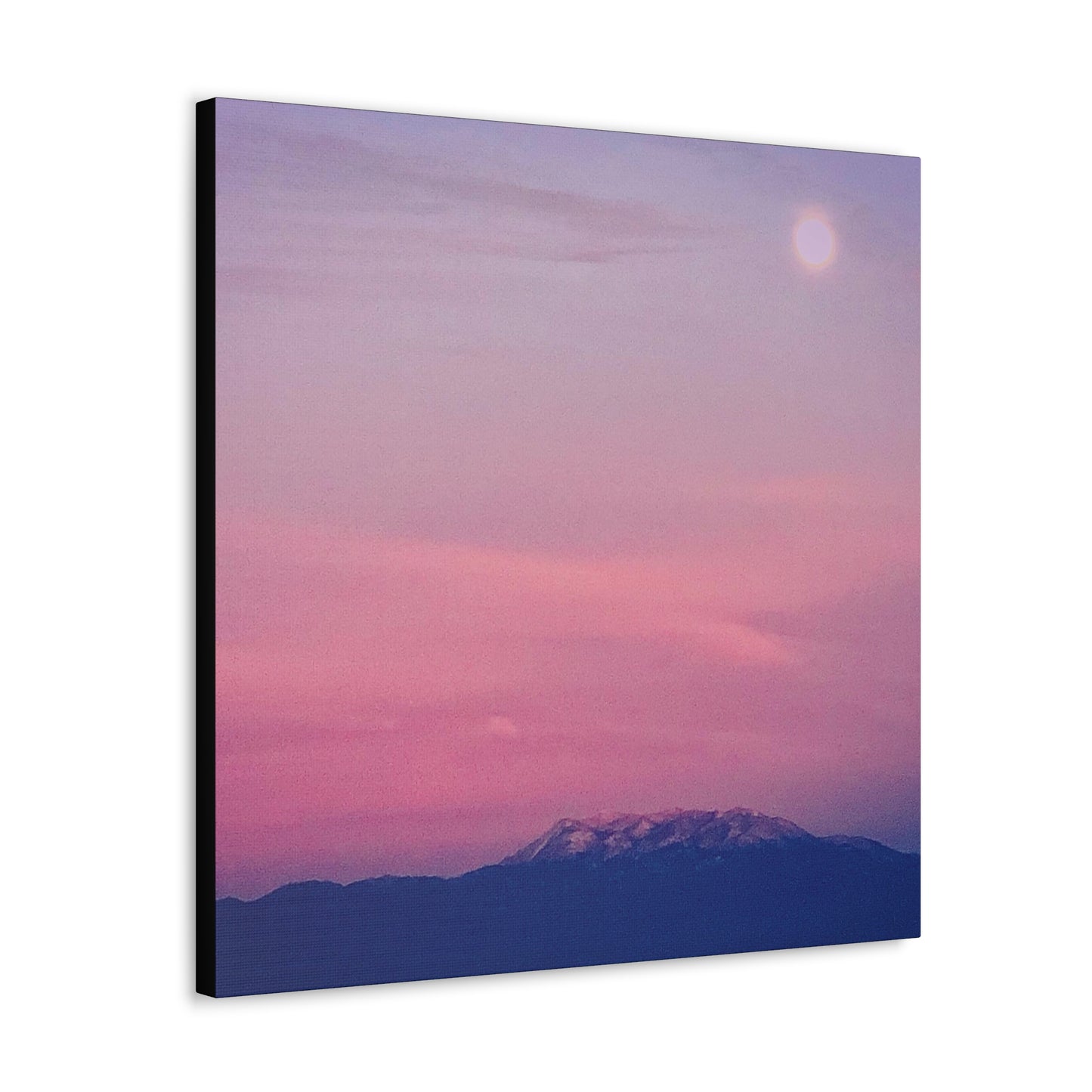 Snowcapped Angeles Mountains - Gallery Canvas