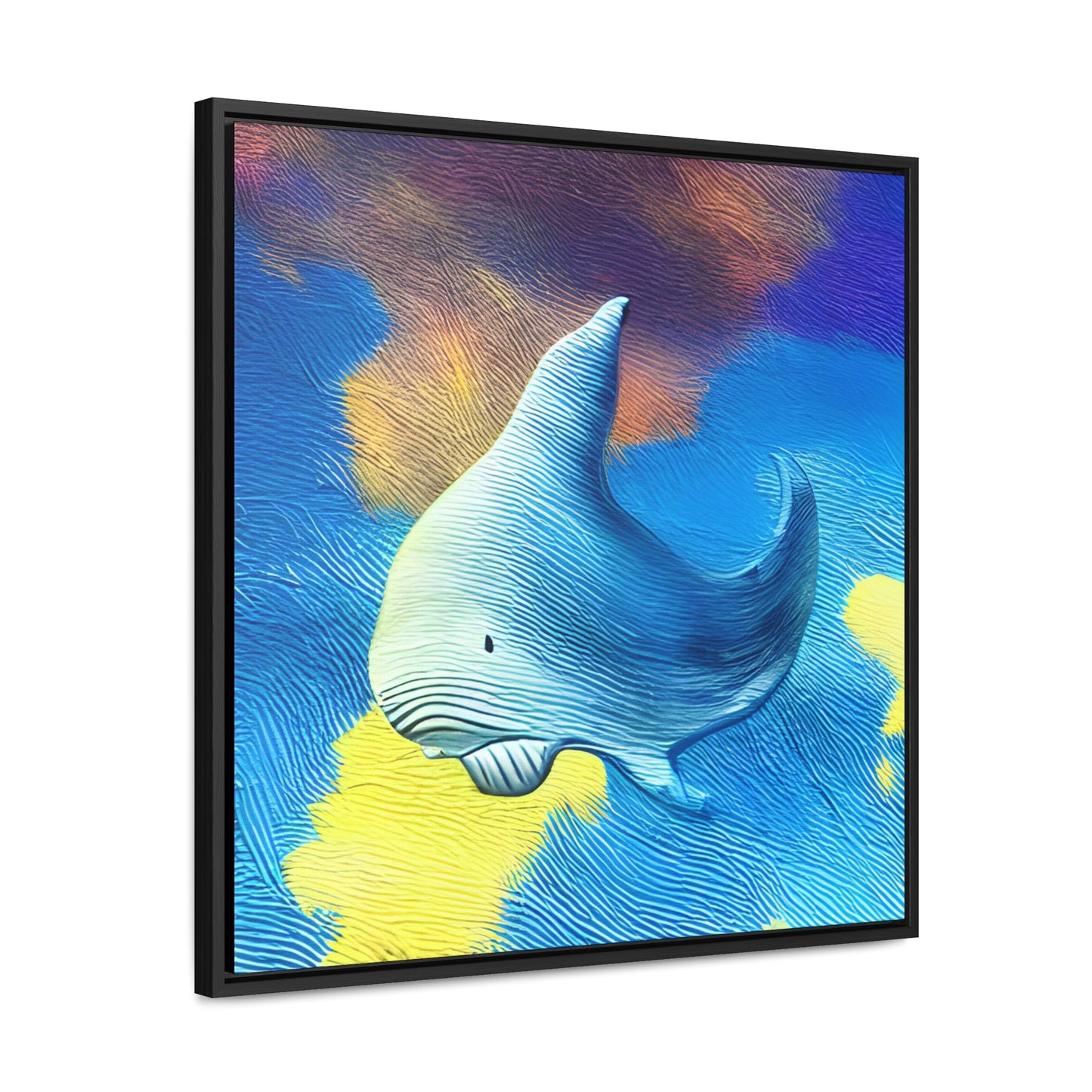 Whale Sky - Framed Gallery Canvas