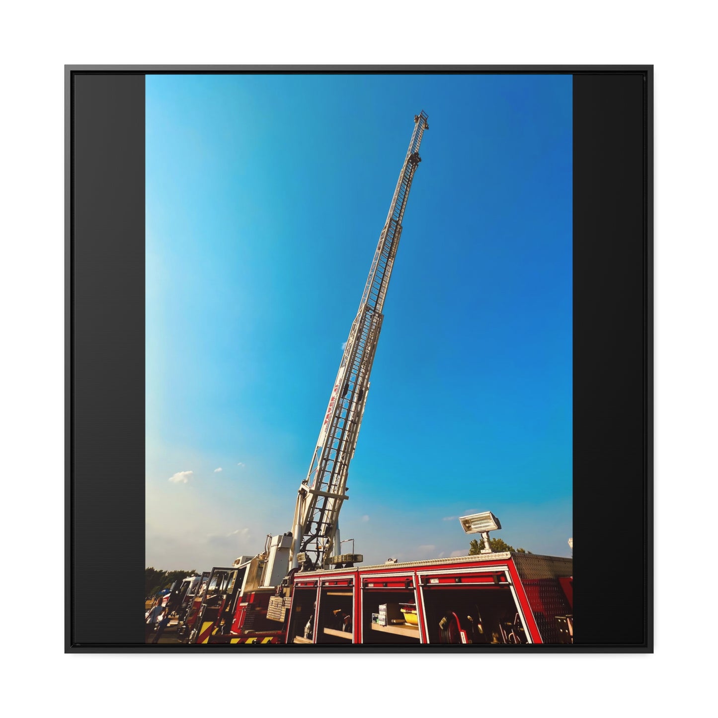 Ladder to the Sky - Framed Gallery Canvas