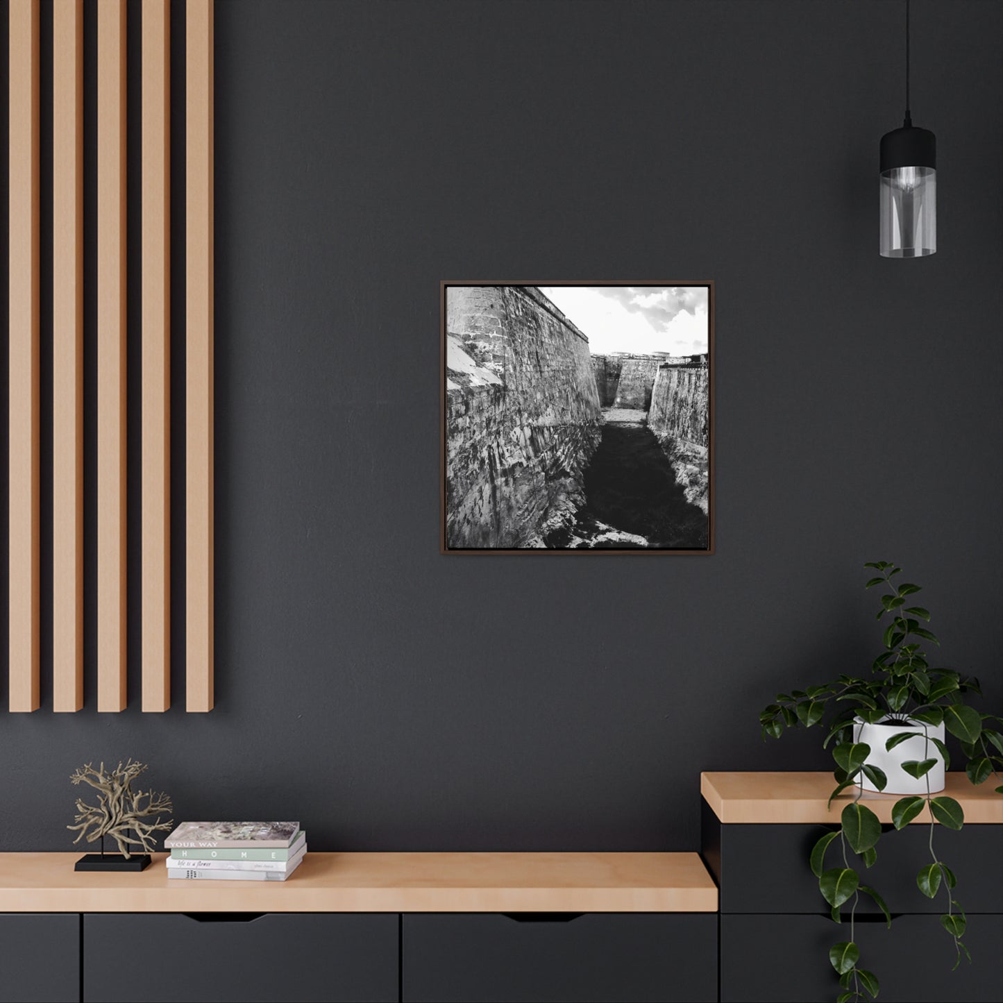 The Wall - Framed Gallery Canvas