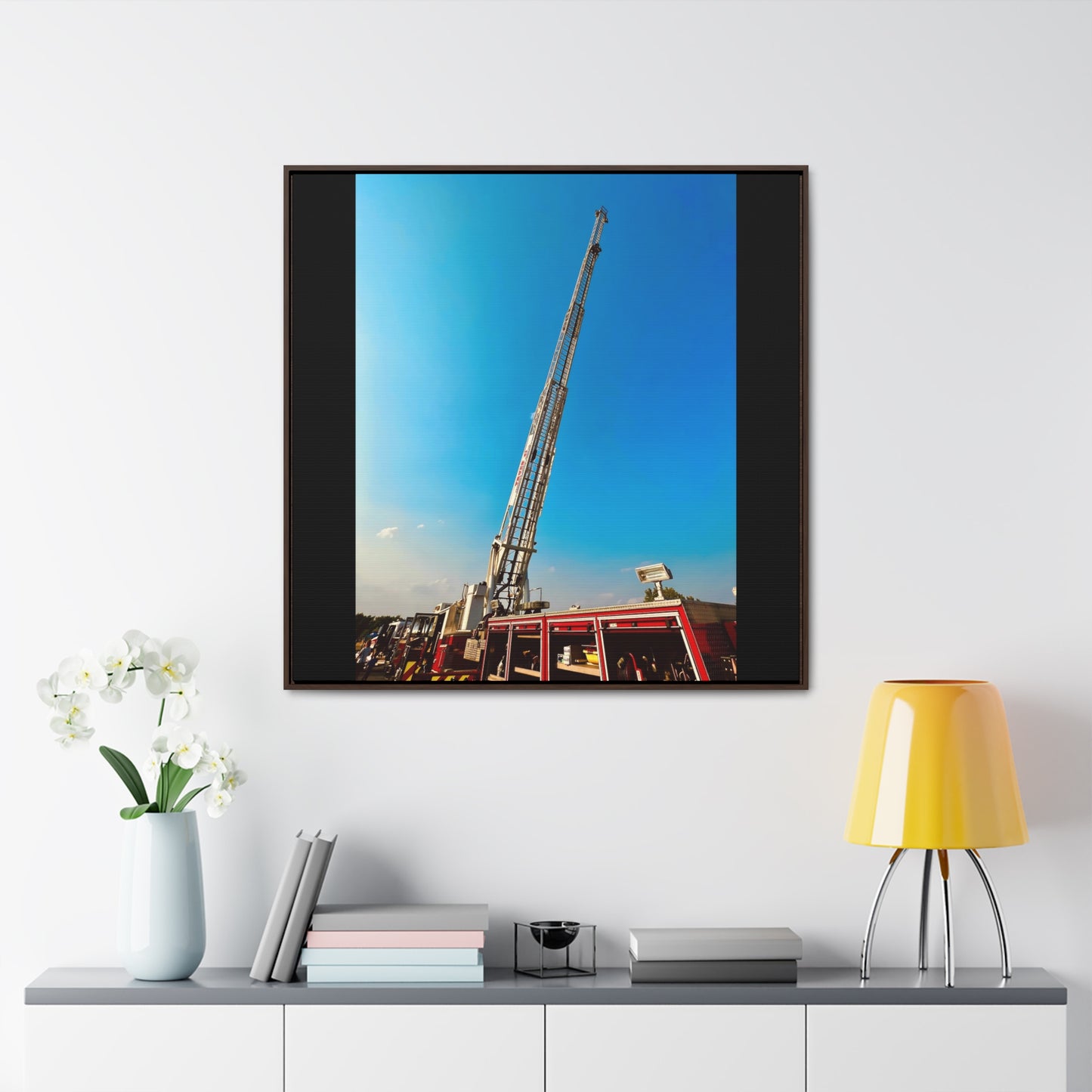 Ladder to the Sky - Framed Gallery Canvas