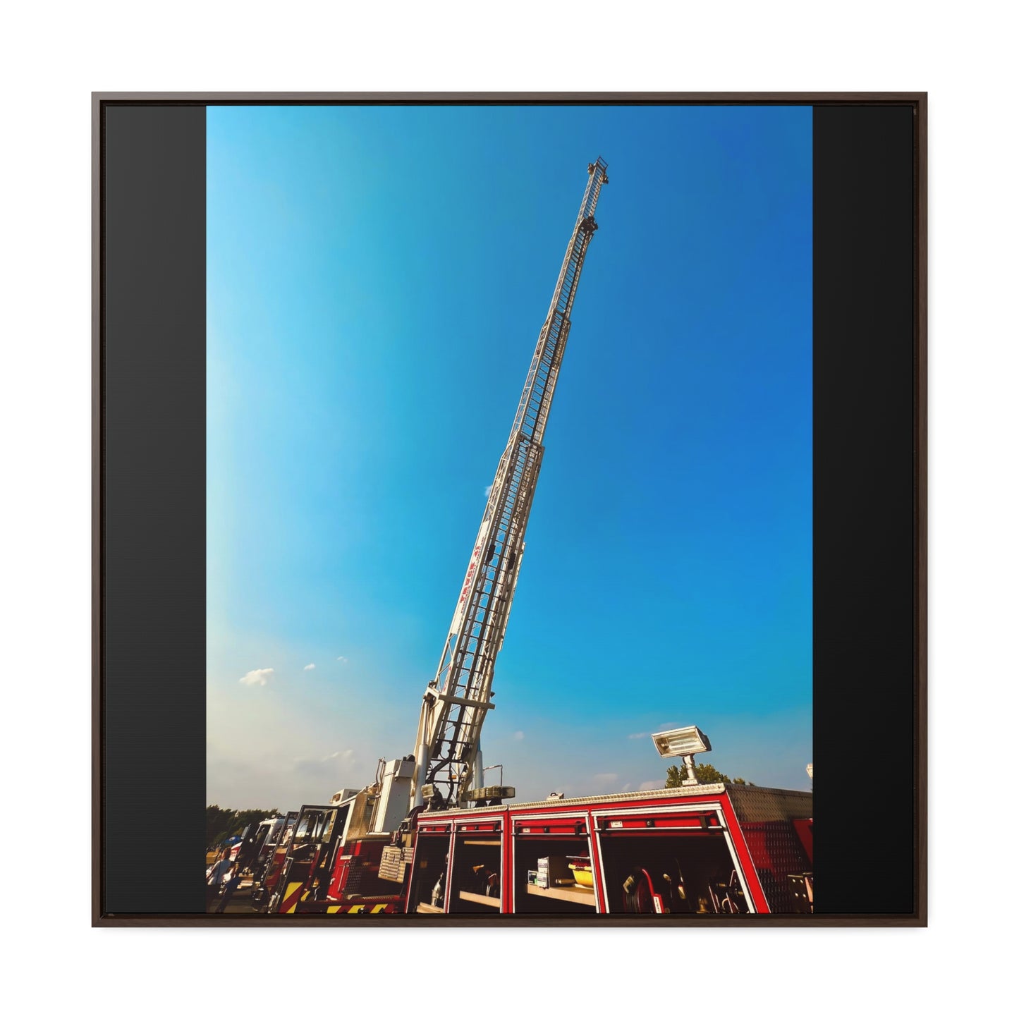 Ladder to the Sky - Framed Gallery Canvas