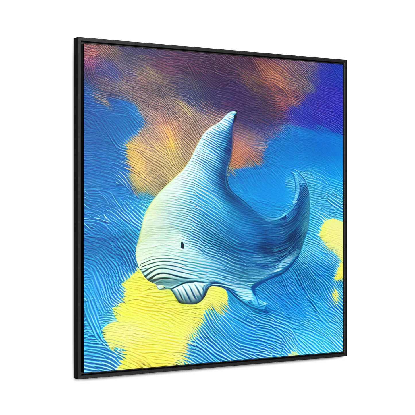 Whale Sky - Framed Gallery Canvas