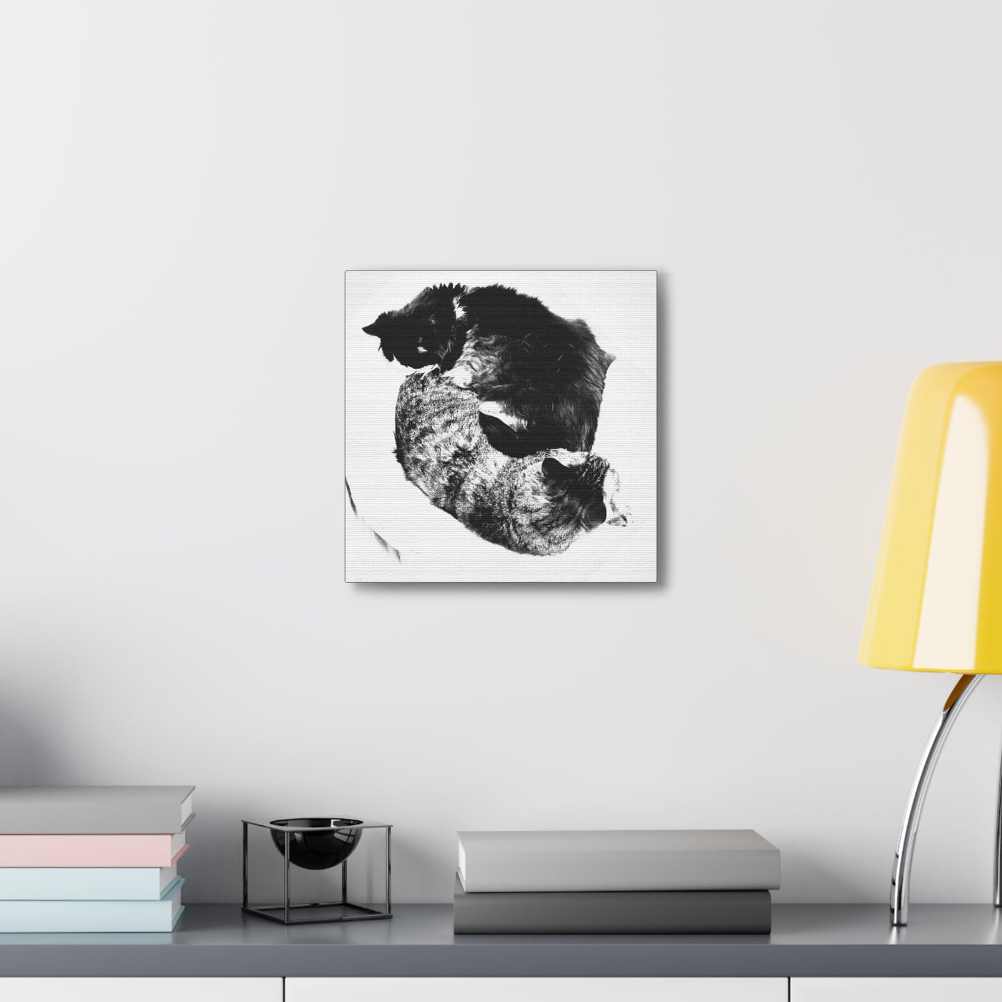 Cats Yin and Yang - Gallery Canvas