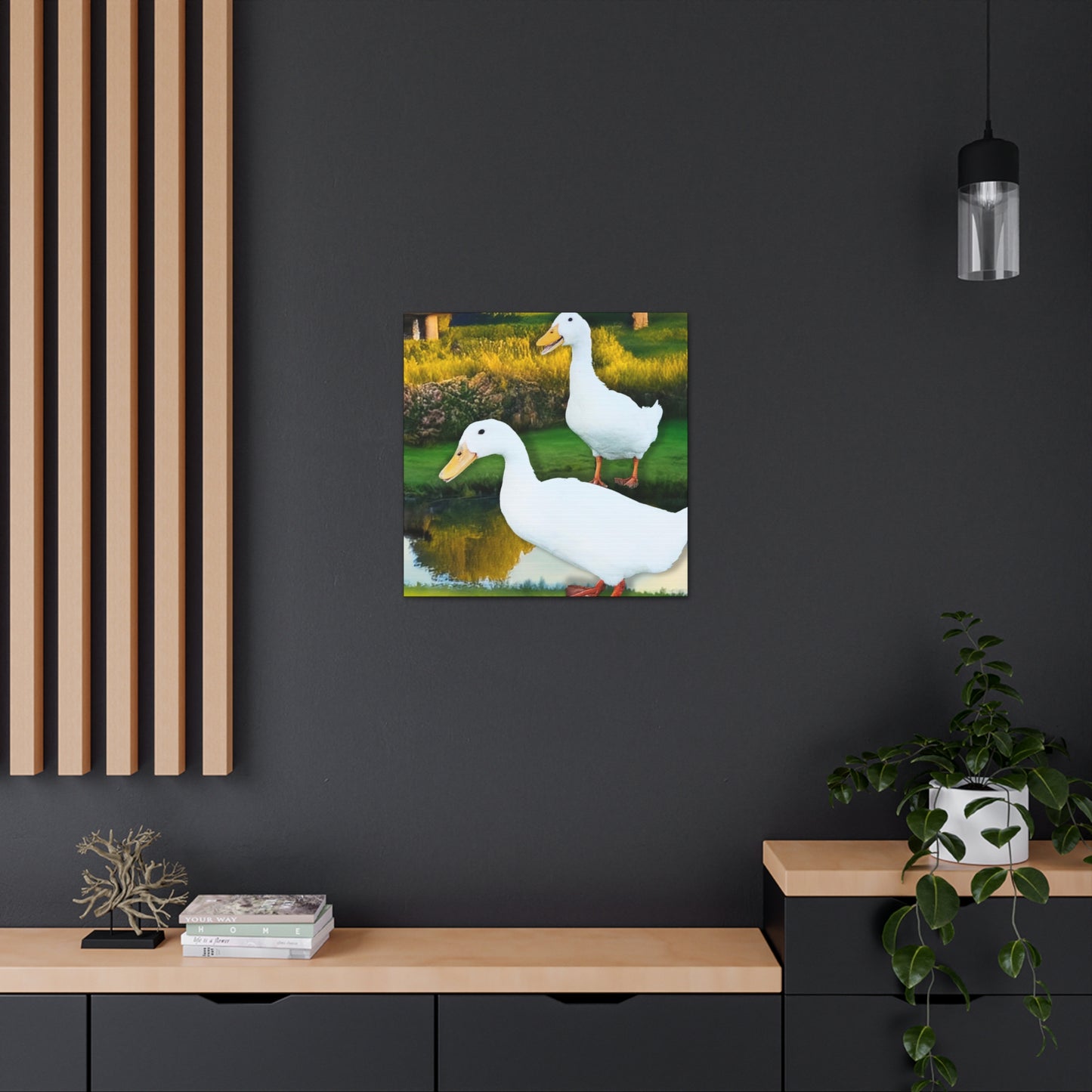 Pond Ducks - Gallery Canvas