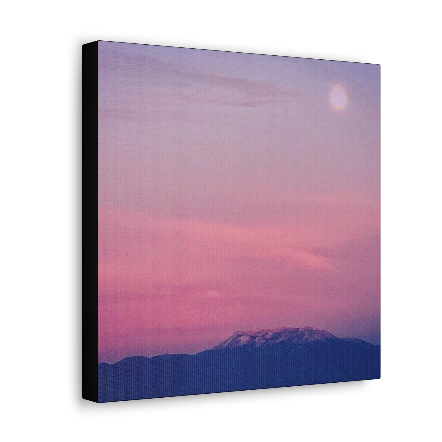 Snowcapped Angeles Mountains - Gallery Canvas