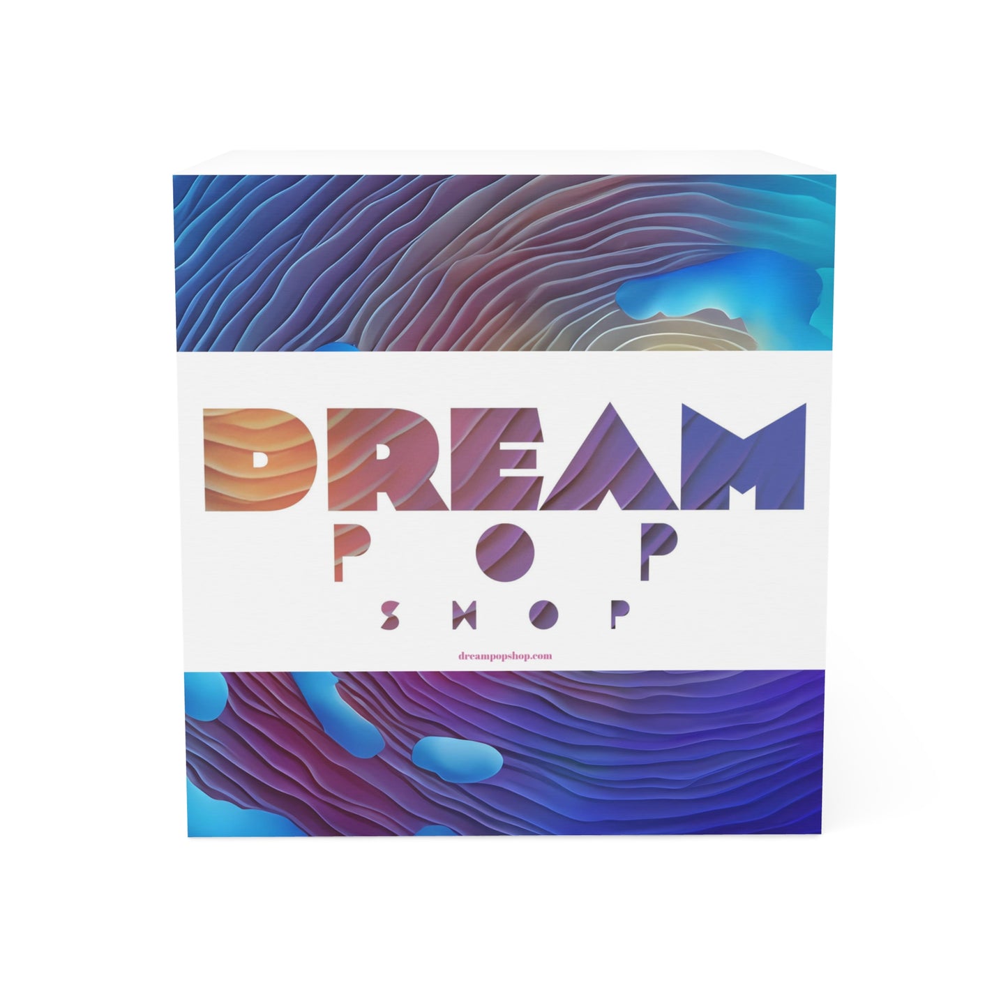 Dream Pop Shop Note Cube