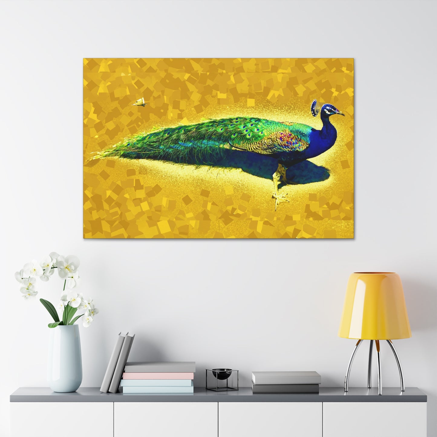 Peacock Gold - Gallery Canvas