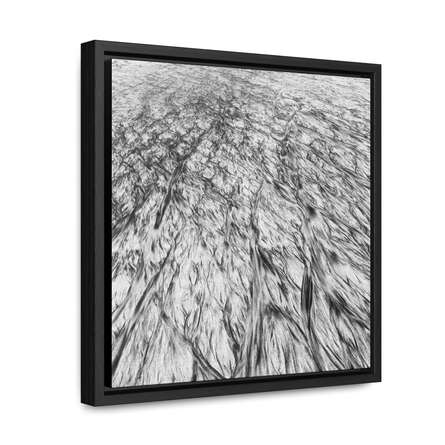 Sand Drift Texture - Framed Gallery Canvas