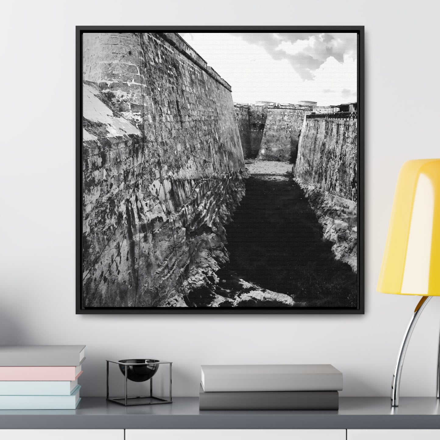 The Wall - Framed Gallery Canvas