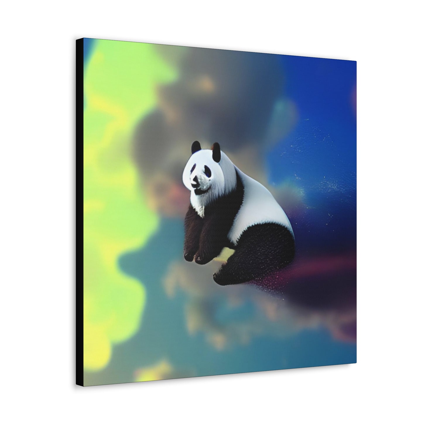 Panda In The Clouds - Gallery Canvas