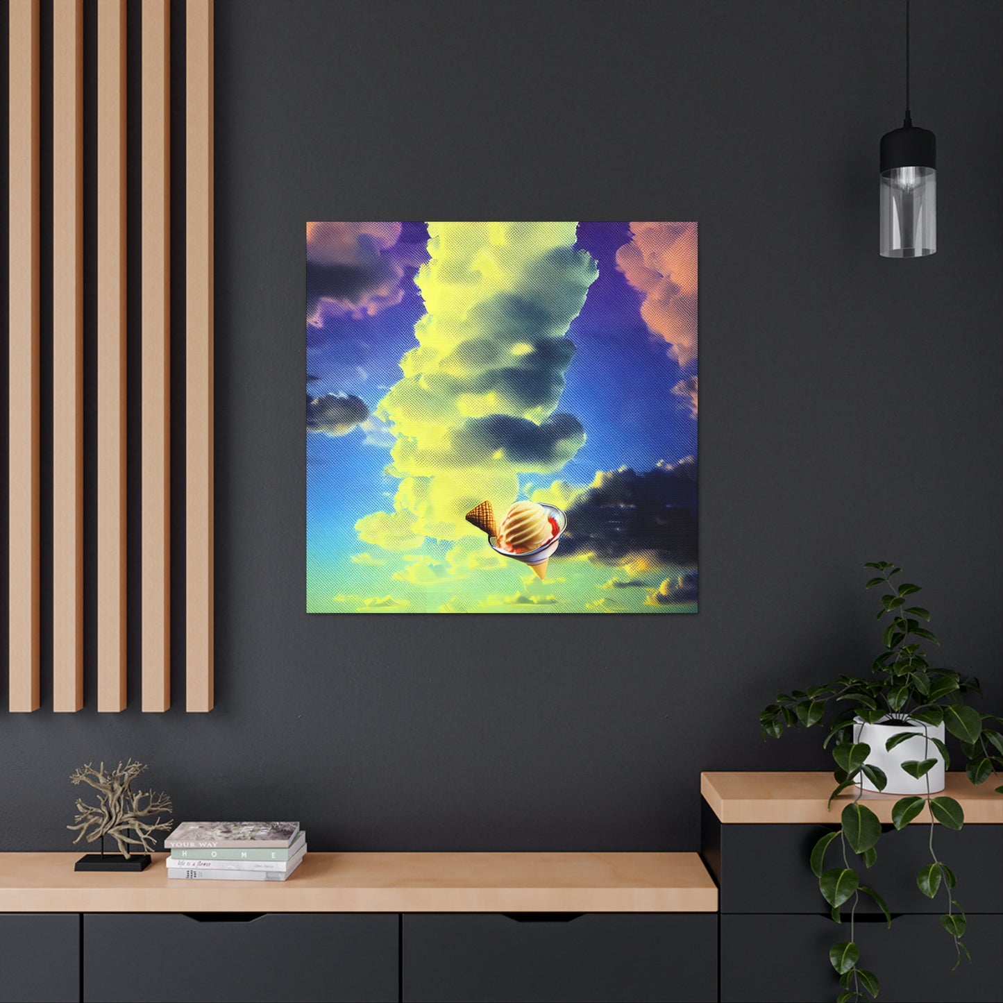 Ice Cream In The Clouds 02 - Gallery Canvas