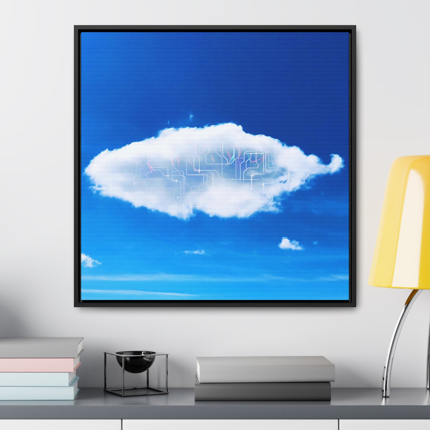 The Cloud - Framed Gallery Canvas