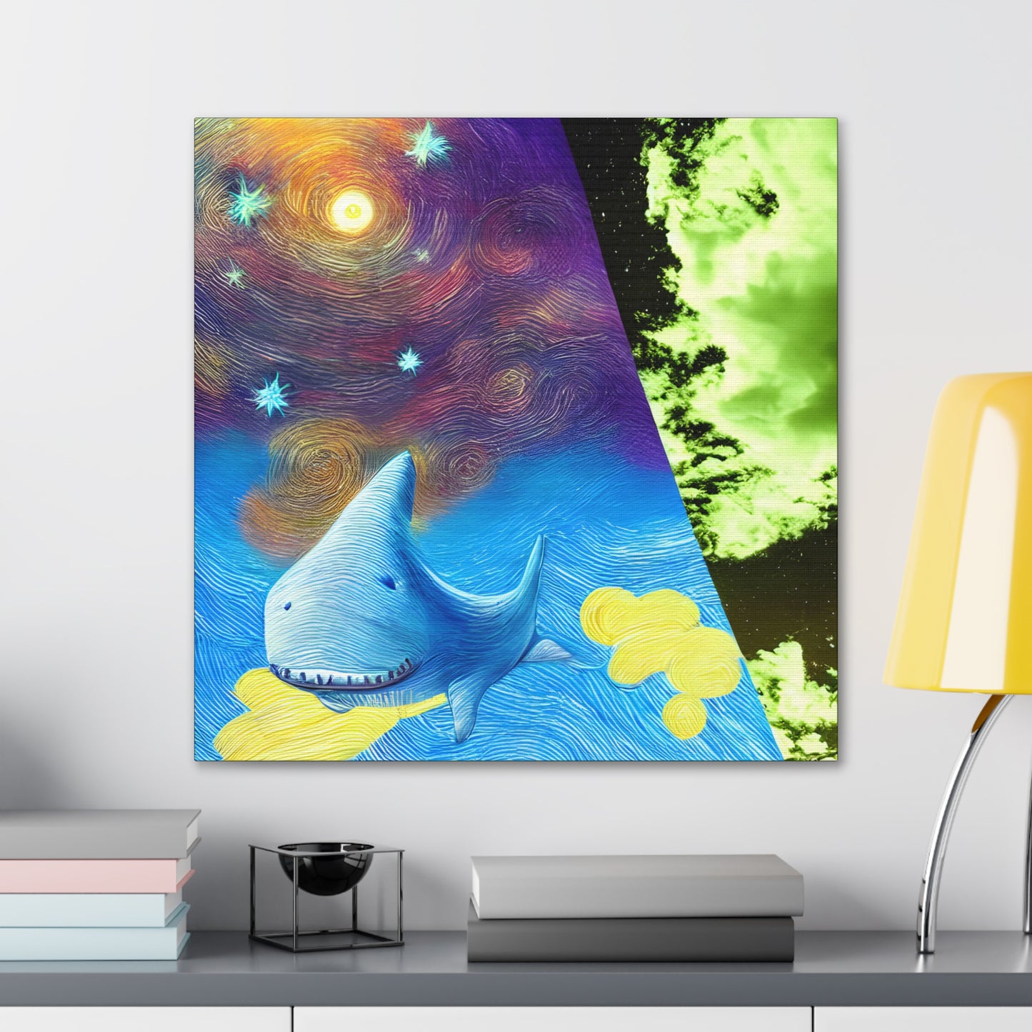 Whale In The Clouds - Gallery Canvas