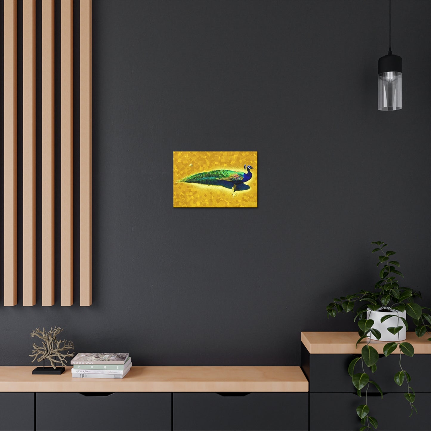 Peacock Gold - Gallery Canvas