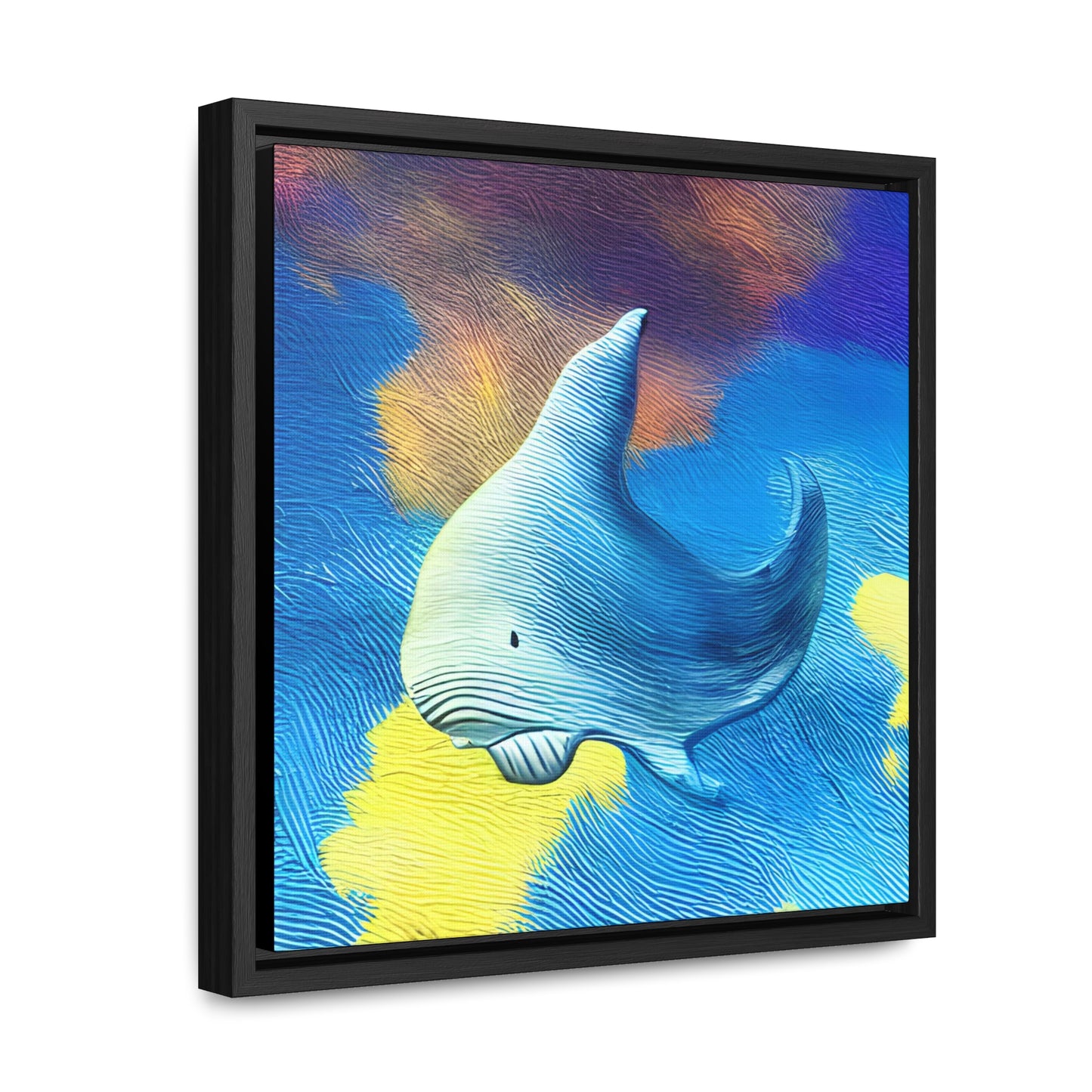 Whale Sky - Framed Gallery Canvas