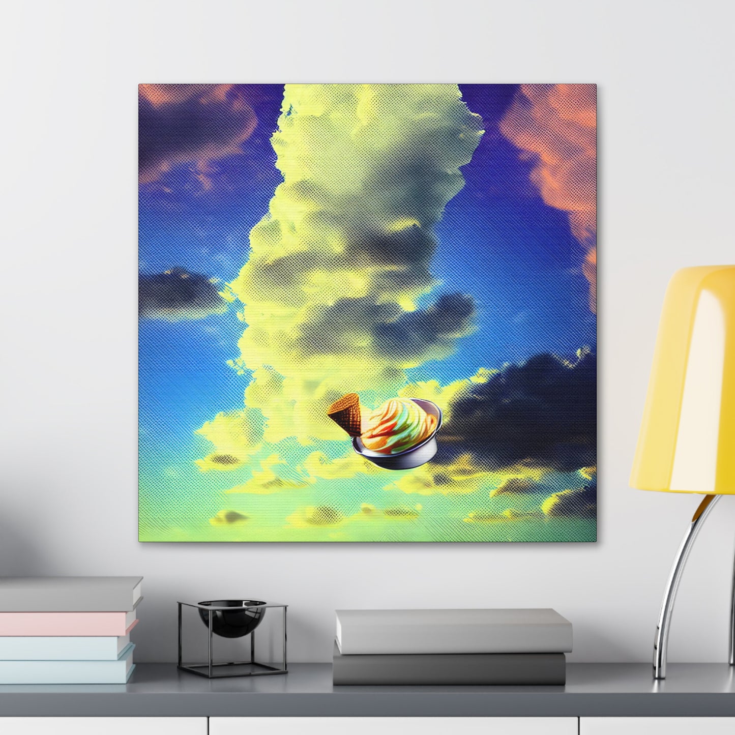 Ice Cream In The Clouds 01 - Gallery Canvas