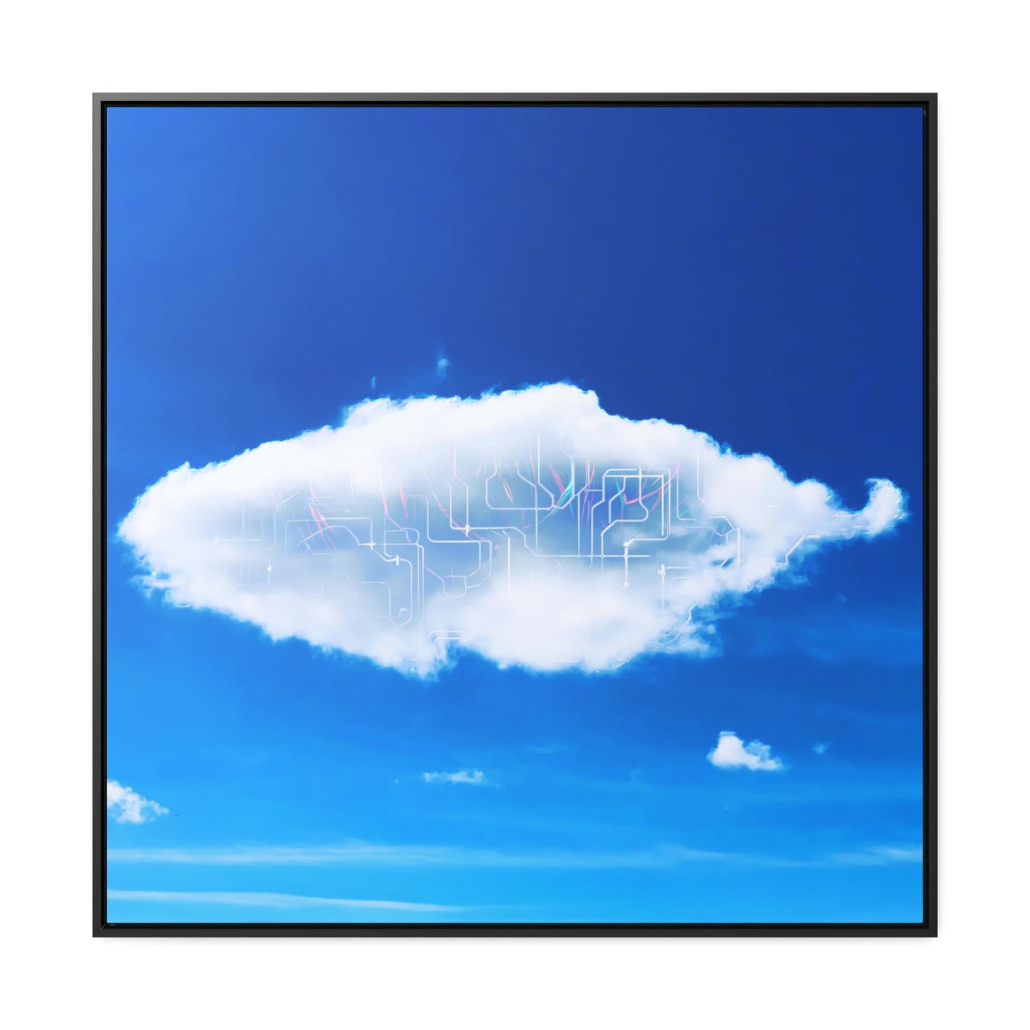 The Cloud - Framed Gallery Canvas