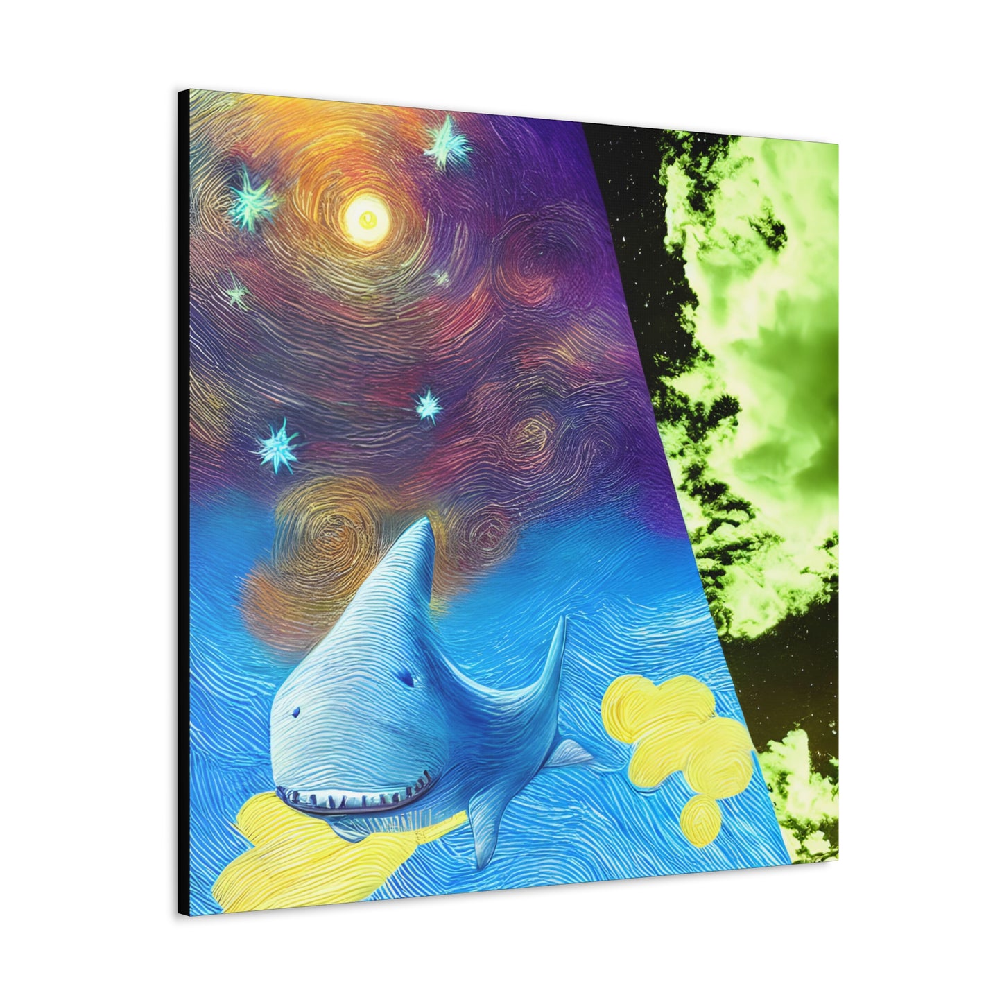 Whale In The Clouds - Gallery Canvas