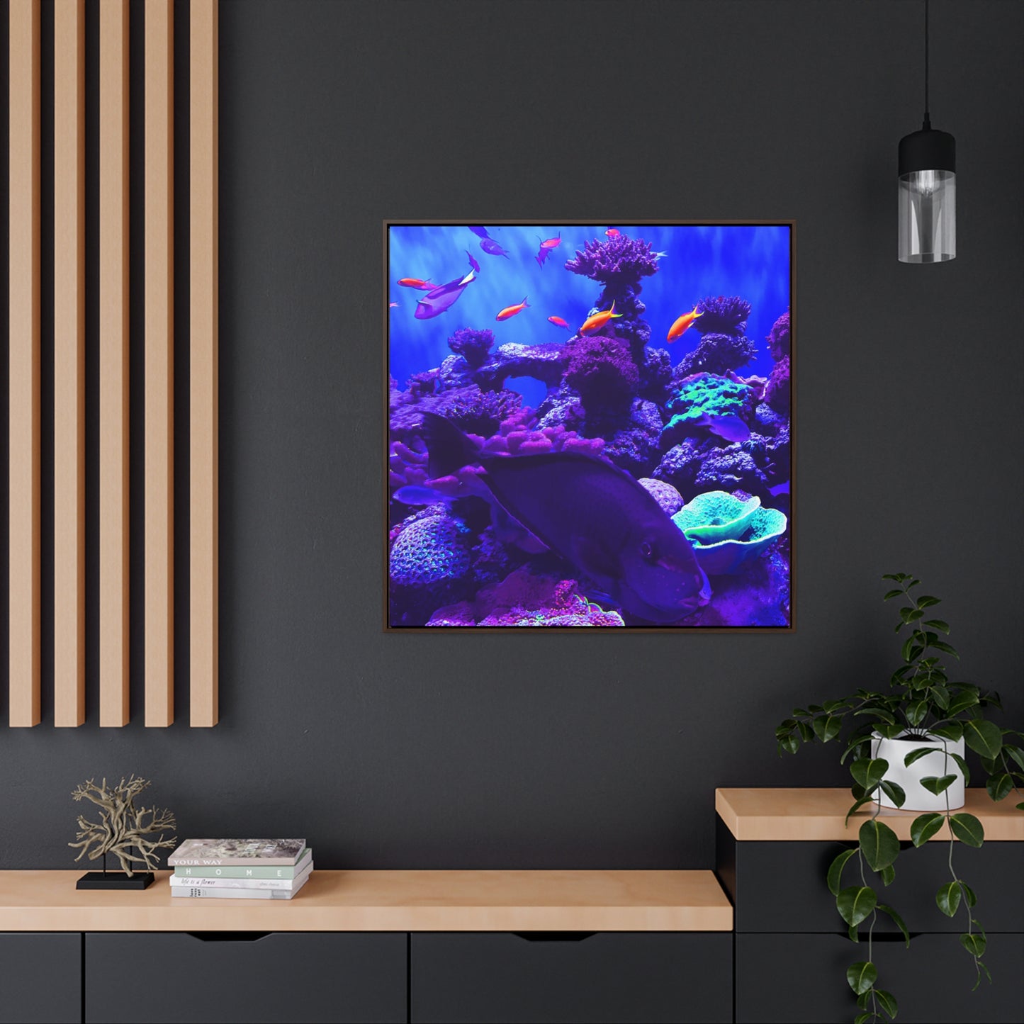 Fish - Framed Gallery Canvas