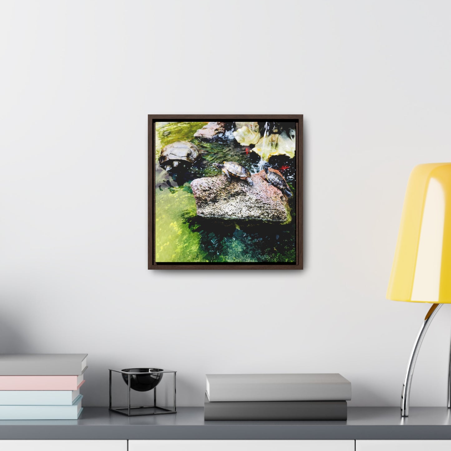 Turtles - Framed Gallery Canvas