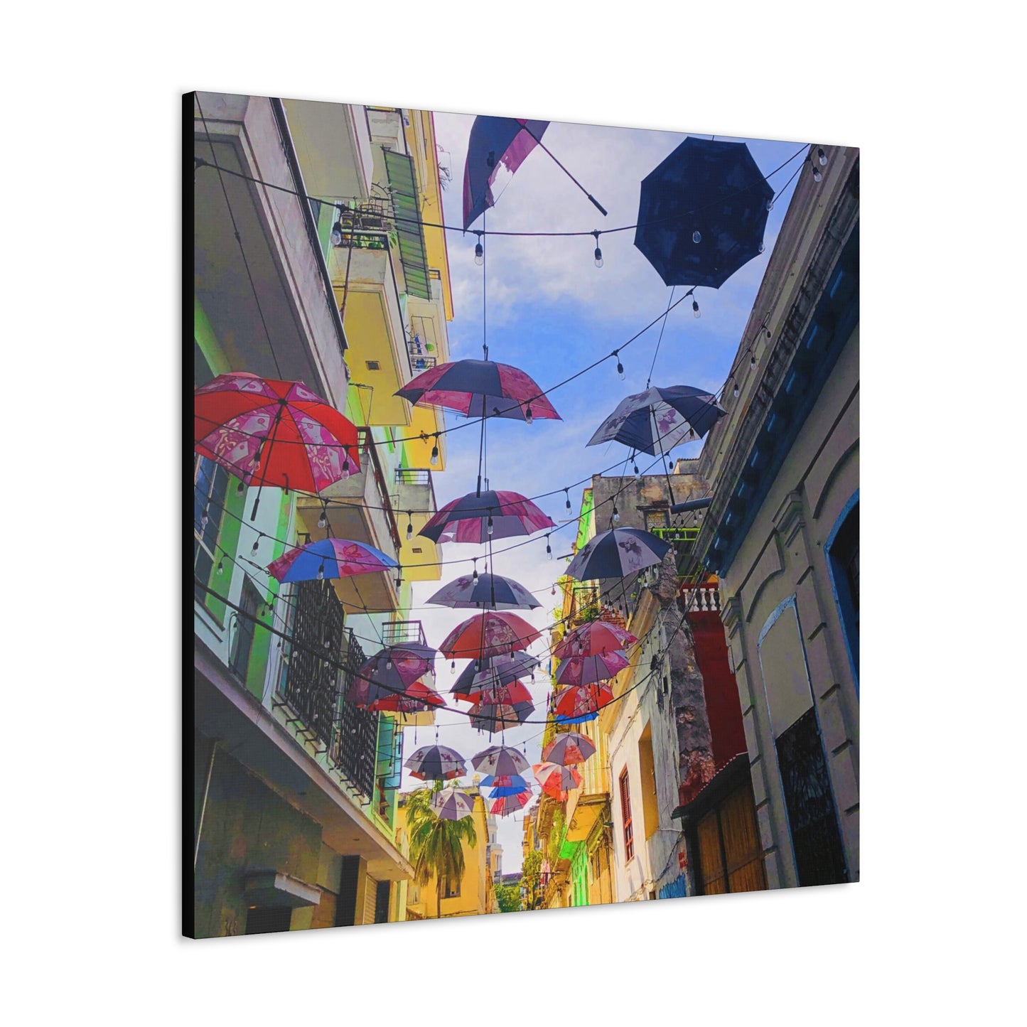 Umbrellas of Havana - Gallery Canvas