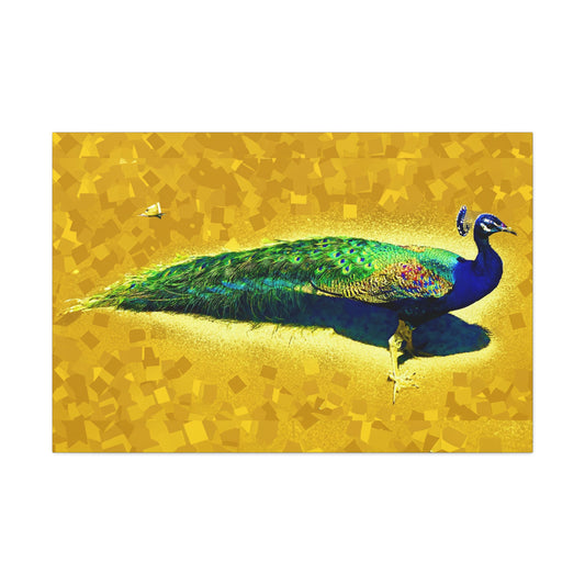 Peacock Gold - Gallery Canvas