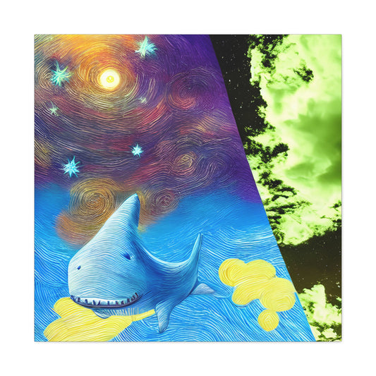 Whale In The Clouds - Gallery Canvas