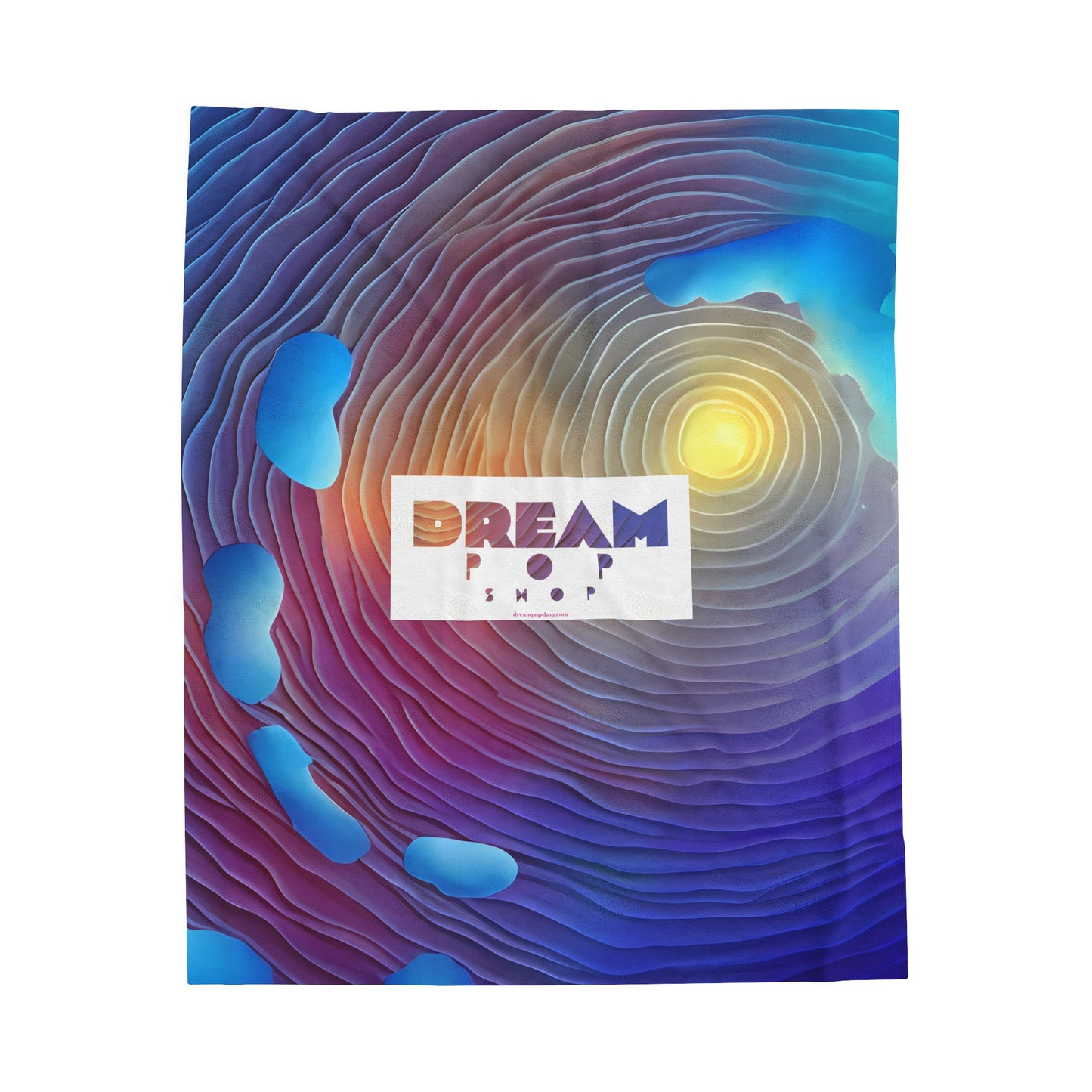 Dream Pop Shop Velveteen Plush Blanket