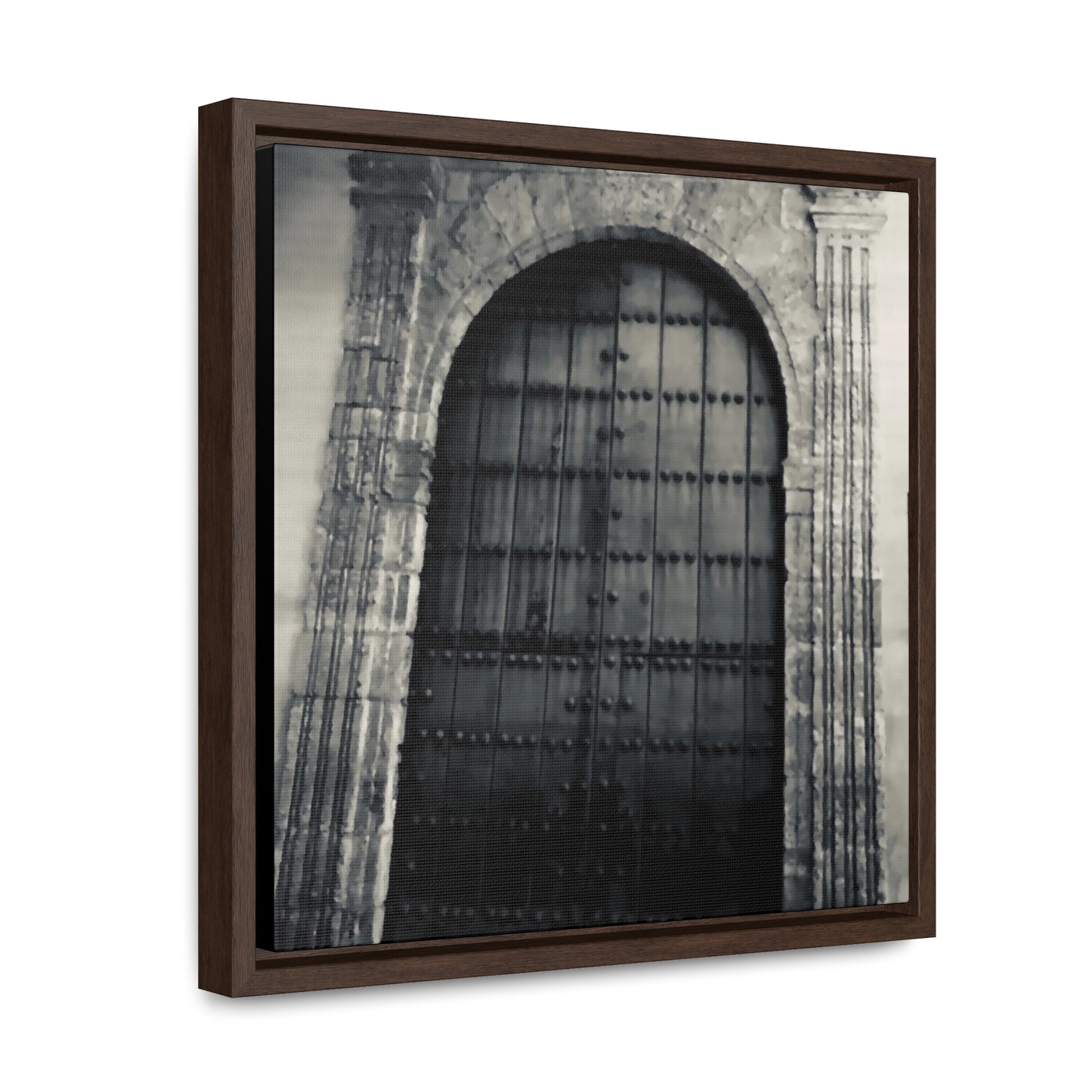 Ancient Doorway - Framed Gallery Canvas